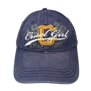 Cruel Girl Strapback Hat Blue One Size Adjustable Embroidered 6 Panel